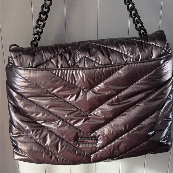 Black Quilted XL Chain Shoulder Bag Rebecca Minkoff - Picture 7 of 7